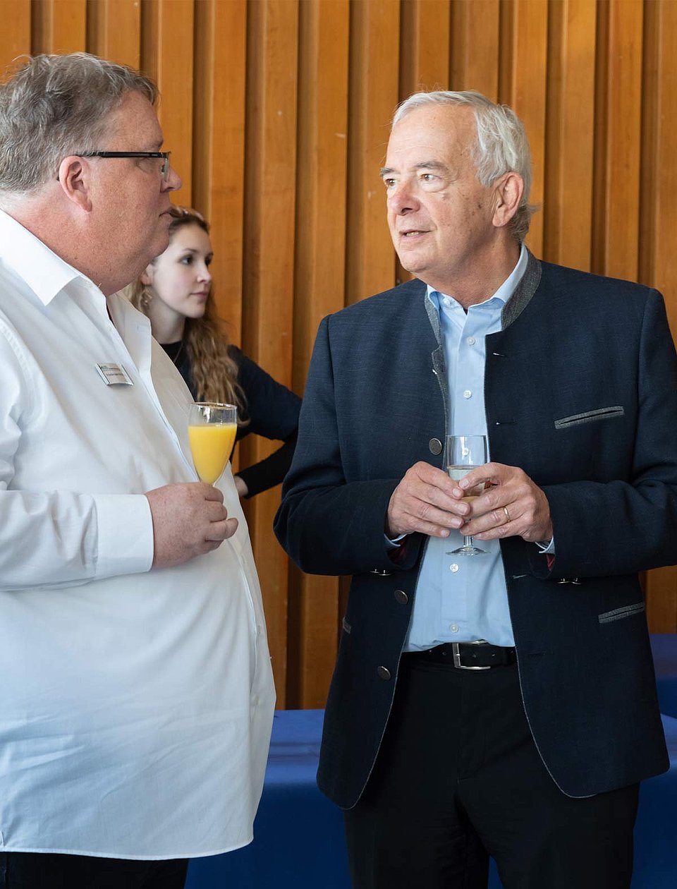 Interessante Gespräche im Anschluß der Verleihung. 